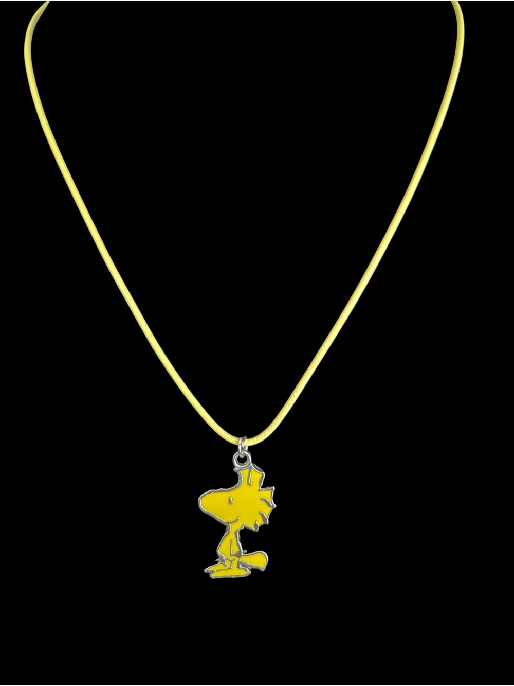Kids Yellow Cartoon Pendant Necklace - “Snoop” Unbranded